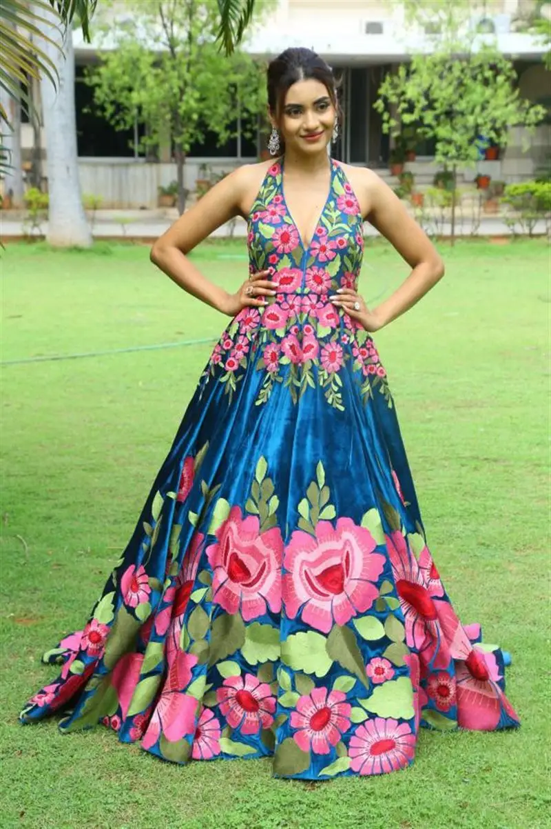 Garima Chouhan in Blue Gown